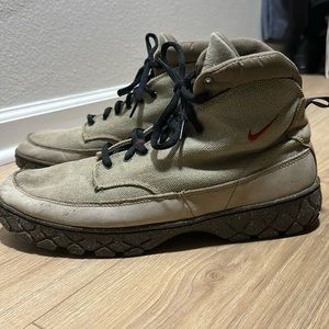 Nike ACG Mid/High Re-Grind Leather/Mesh Outdoor Hiking Sneaker Boots 13 Mens